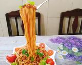 Hình bước làm 6 của món Mì Ý- Spaghetti bay lơ lửng 🍝