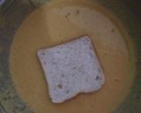 A picture of step 2 of Beetroot pudla sandwich.
