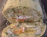 Une image de l'étape 4 de Roulé courgettes /saumon fumé.