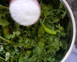 सफेद प्याज़ और हरा धनिया चटनी (Safed Pyaz aur hara dhaniya chutney recipe in Hindi) रेसिपी चरण 2 फोटो