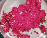 A picture of step 4 of Beetroot Tikki.
