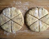 A picture of step 5 of Chestnut Scones.