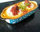 A picture of step 1 of Daal rice with tomato chutney.