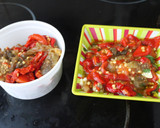 Foto del paso 5 de la receta: Ensalada de pimientos y berenjena asada