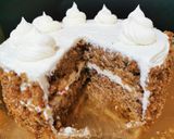 Foto del paso 3 de la receta: Tarta integral de zanahoria y nueces con frosting de queso!!!