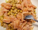 A picture of step 2 of Warm potato, chickpea and salmon salad.