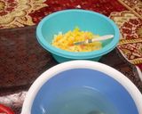 A picture of step 6 of Eid cake.