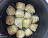 Fideuá csirkével és articsókával - spanyolos ételek magyarul recept fázis 1 fotója