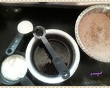 A picture of step 1 of Eggless Chocolate Brownie.
