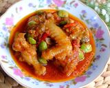 Foto langkah ke 5 dari resep Ayam Pete Bumbu Pedas Manis.