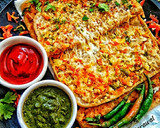 चीज़ वैजी पराठा (Cheese Veggies Paratha recipe in Hindi) रेसिपी चरण 10 फोटो
