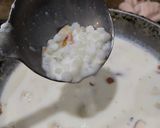 A picture of step 3 of Sago Pearls kheer.