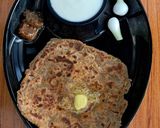 A picture of step 9 of Punjabi Missi roti.