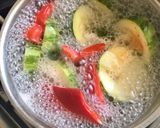 Foto del paso 2 de la receta: Lentejas con zapallo italiano y pimentón