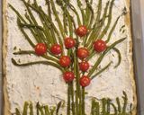 Foto del passaggio 3 della ricetta Focaccia salata con asparagi e ricotta di bufala