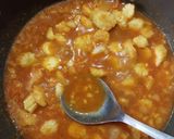 A picture of step 2 of Baby Corn curry.