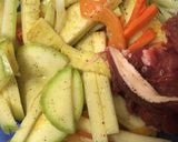Foto del paso 1 de la receta: Vegetales salteados con carne