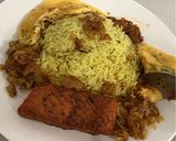 Foto langkah ke 6 dari resep Nasi Kuning (?) Bumbu Racik Ayam Goreng ga pake ayam 😁.
