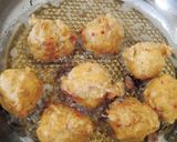 A picture of step 5 of Yam balls.
