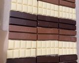Une image de l'étape 1 de Tablette de chocolat de Noël maison.
