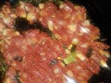 باذنجان مشوي مع معجون الطماطم روعه الطعم 😋😋😋