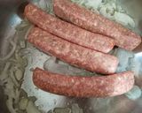Une image de l'étape 2 de Saucisse avec riz et légumes a la nutricook.