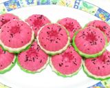 Foto langkah ke 6 dari resep Bolu Kukus Semangka Viral.