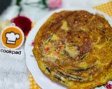 Foto langkah ke 5 dari resep Omelette Kacang Panjang.