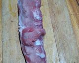 Foto del paso 8 de la receta: Lomo de cerdo en blueberry y ensalada de frutas y verduras
