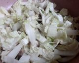 Hình bước làm 1 của món Cải thảo xào cá viên