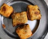 A picture of step 4 of Samosa roll chat.