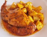 Foto del paso 5 de la receta: Conejo al horno adobado