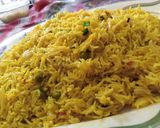 A picture of step 10 of Alu matar tahiri.