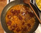 Hagymás - kolbászos - sajtos krumpli Mark módra recept fázis 2 fotója