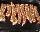 Une image de l'étape 10 de Poivrons corne rouges farcis brousse corse et chorizo noir.