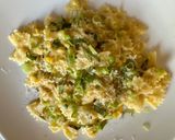 A picture of step 9 of Creamy Corn Pasta with Basil.
