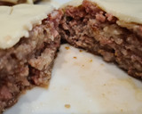 Foto del paso 7 de la receta: Hamburguesa de ternera, salchichas y tomate en polvo