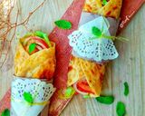 Foto langkah ke 15 dari resep Chapati Egg Wrap / Chapati Egg Sandwich.