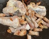 A picture of step 1 of Eggplant Stew with Catfish.