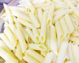 A picture of step 1 of Whole Wheat flour pasta with peanut sauce.