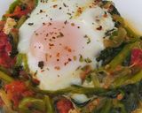 Foto del paso 4 de la receta: Huevos Florentinos En Sartén