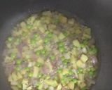 A picture of step 1 of Shahi paneer poha.