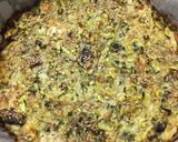 A picture of step 3 of Zucchini & Mushroom Pie.