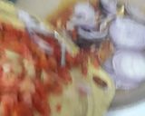 A picture of step 3 of White yam and stew sauce.