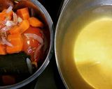 A picture of step 3 of Carrot-Tomato soup - Healthy Tricolor recipe.