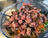 Une image de l'étape 7 de Salade de lentilles au bœuf,tomates,carottes et pissenlit.