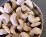 A picture of step 1 of Kaju Katli (Cashew Fudge).