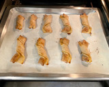 Foto del paso 8 de la receta: Lazos de hojaldre rellenos con cabello de ángel