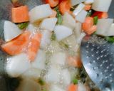 A picture of step 1 of #DSR#Dhaba style mixed vegetable.