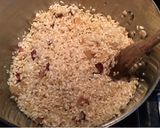 A picture of step 5 of Pumpkin Risotto with Crispy Bacon.